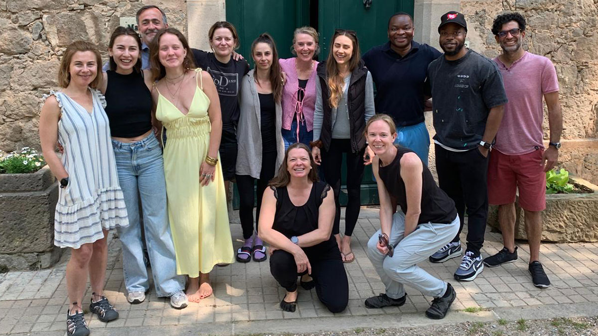 Team Photo on Silent Retreat