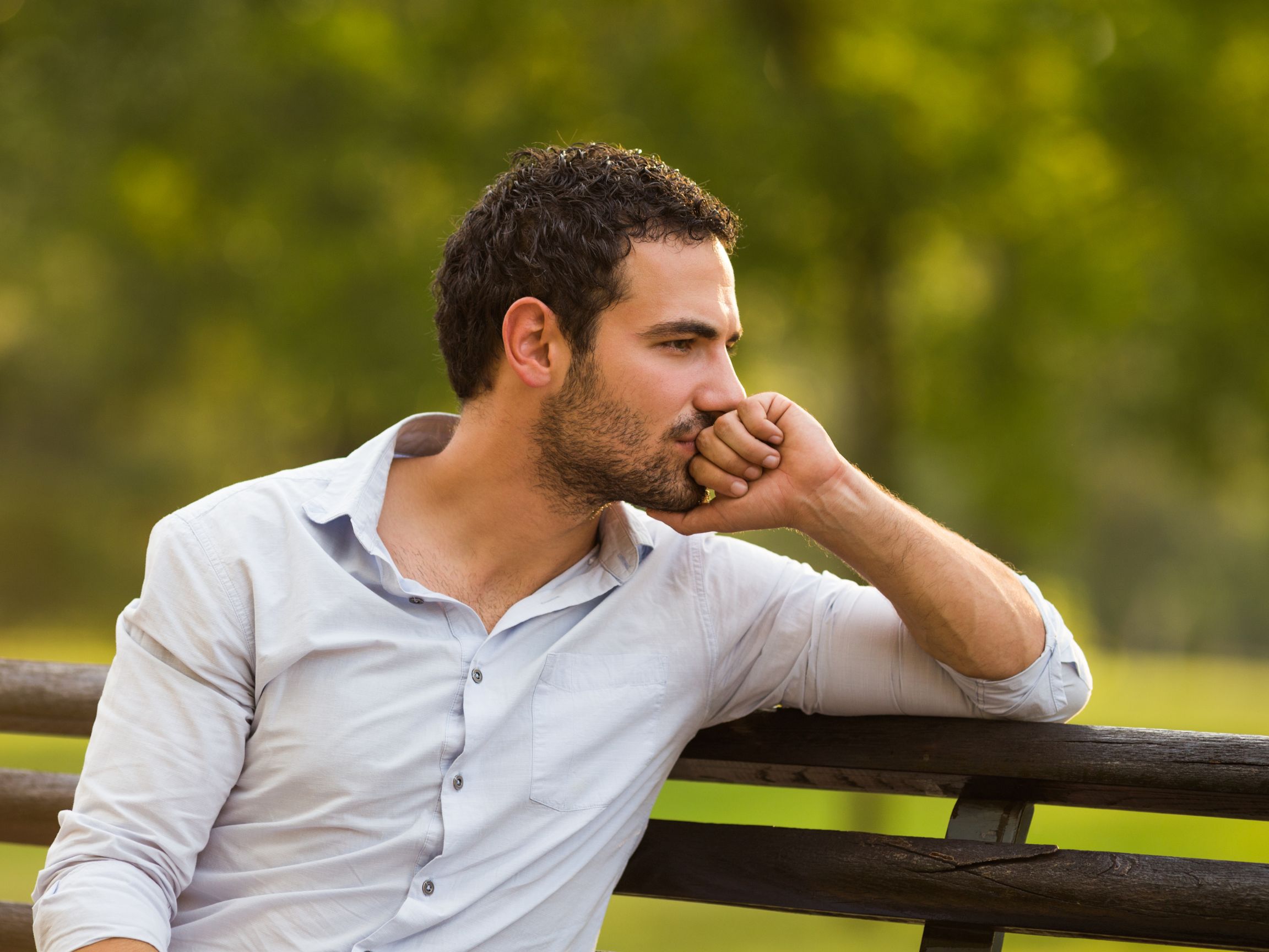 man thinking